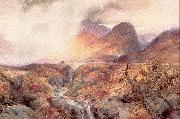 Moran, Thomas Pass at Glencoe, Scotland china oil painting reproduction